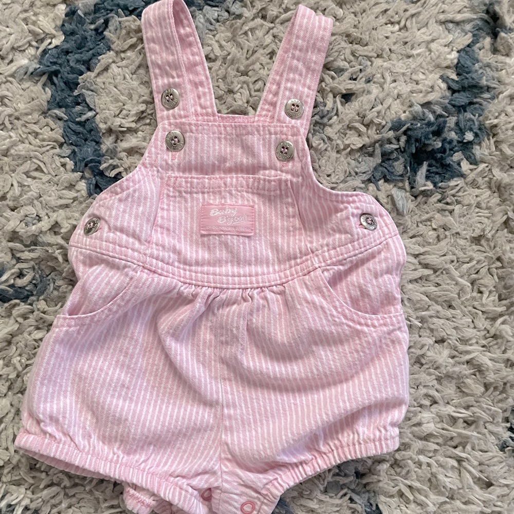 Oshkosh girl jean romper